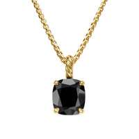 Marbella Pendant 18K Yellow Gold with Black Onyx, 12mm