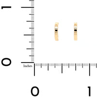 Three Stories 14K Yellow Gold Classic Tiny Oval Bale
