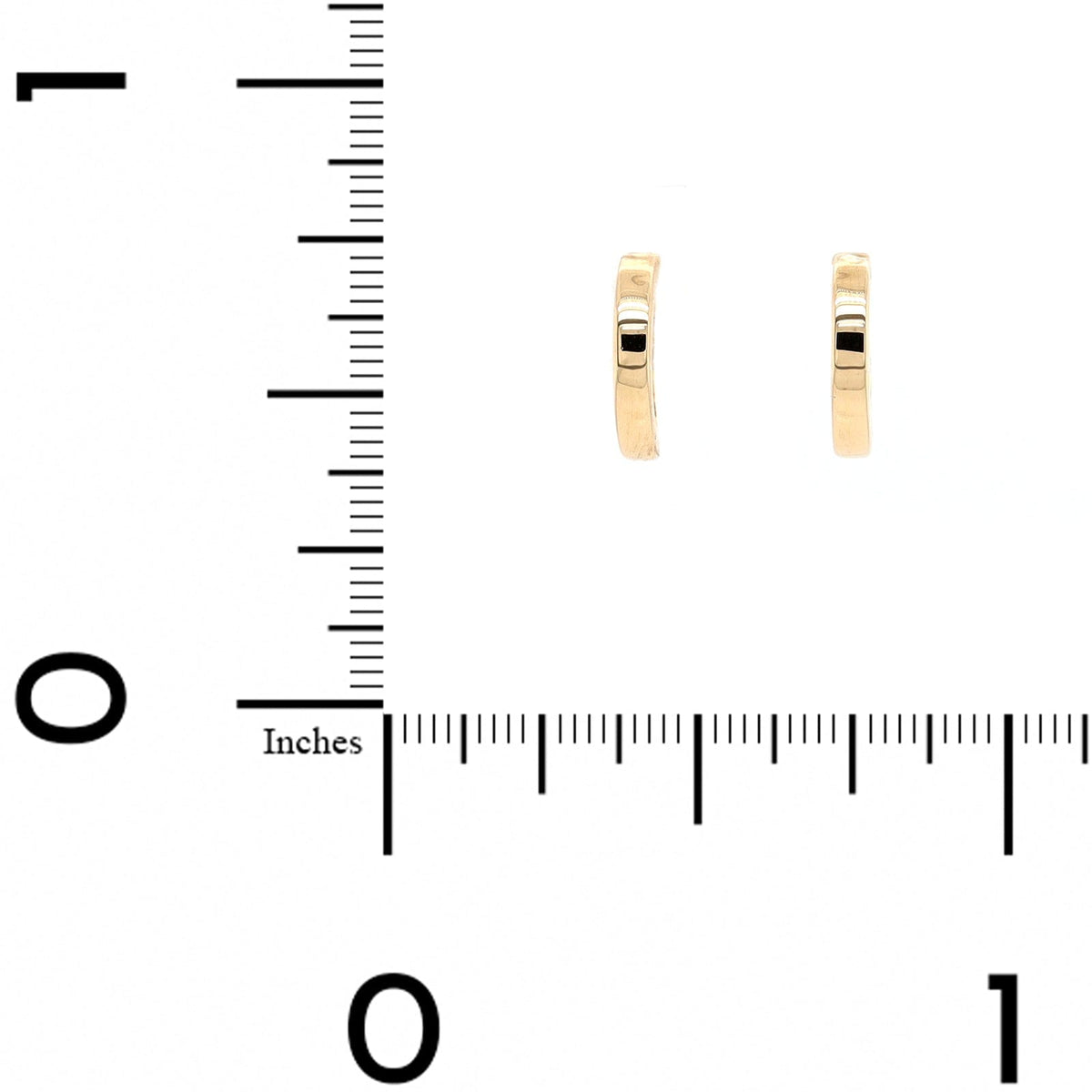 Three Stories 14K Yellow Gold Classic Tiny Oval Bale