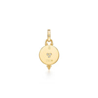 Temple St. Clair 18K Yellow Gold Sapphire and Diamond Lunar Eclipse Pendant