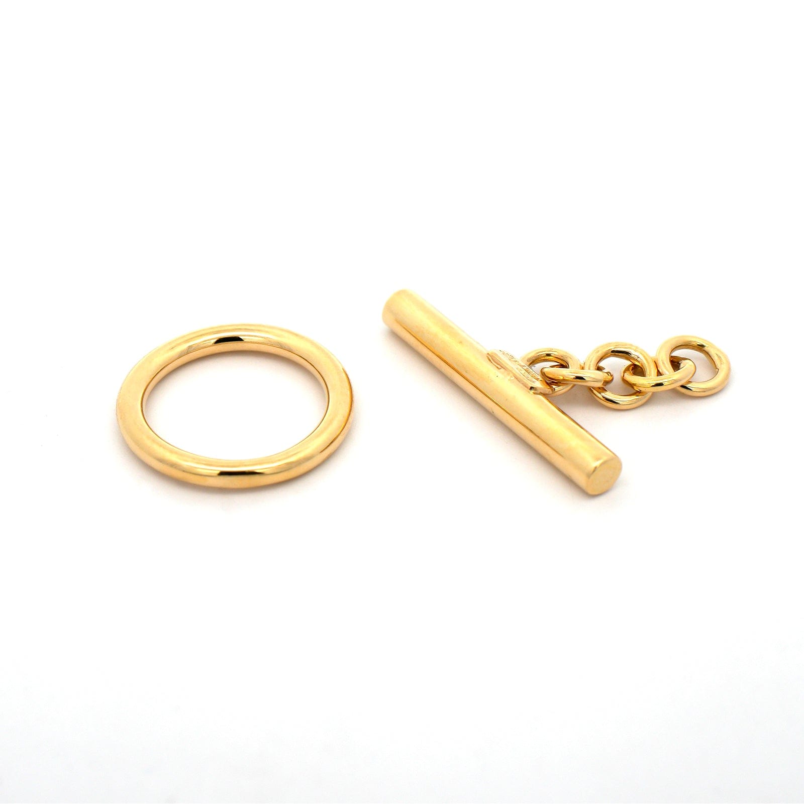 14K Yellow Gold T-Bar Ring Clasp