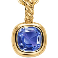 Mini Cushion Cut Amulet 18K Yellow Gold with Tanzanite, 5.5mm
