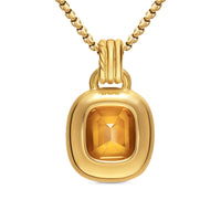 DY Mercer® Color Amulet 18K Yellow Gold with Citrine and Diamonds, 13mm