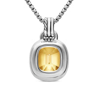 DY Mercer® Color Amulet Sterling Silver with 18K Yellow Gold, Champagne Citrine and Diamonds, 13mm