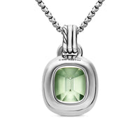 DY Mercer® Color Amulet Sterling Silver with 18K Yellow Gold, Prasiolite and Diamonds, 13mm