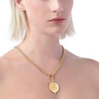 Temple St. Clair 18K Yellow Gold Large Diamond Luna Pendant