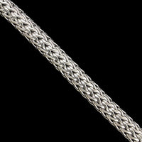 John Hardy Sterling Silver Estate Diamond Pave Classic Chain Bracelet