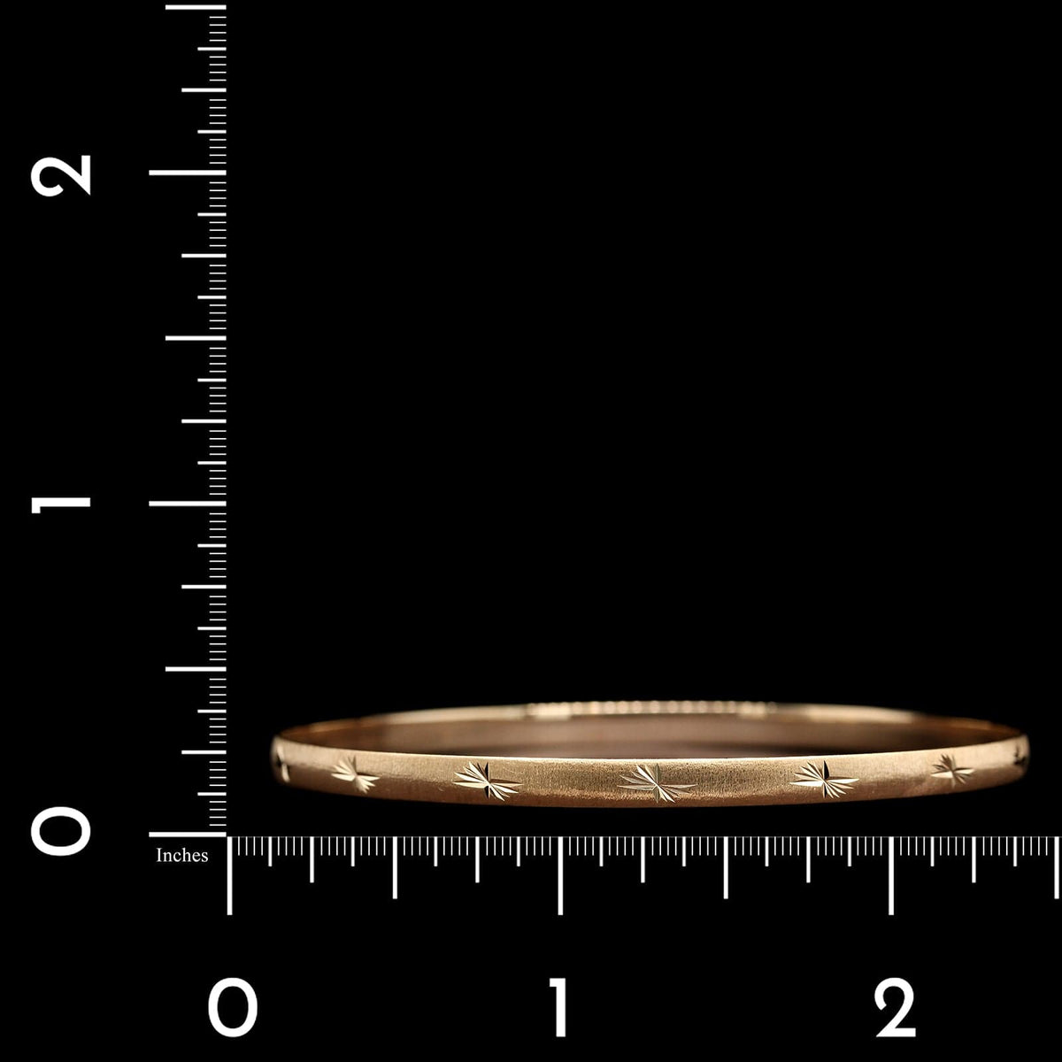 14K Yellow Gold Estate Bangle Bracelet