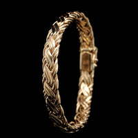 14K Yellow Gold Estate Fancy Link Bracelet