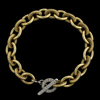 18K Two-tone Gold Estate Bracelet