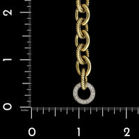 18K Two-tone Gold Estate Bracelet