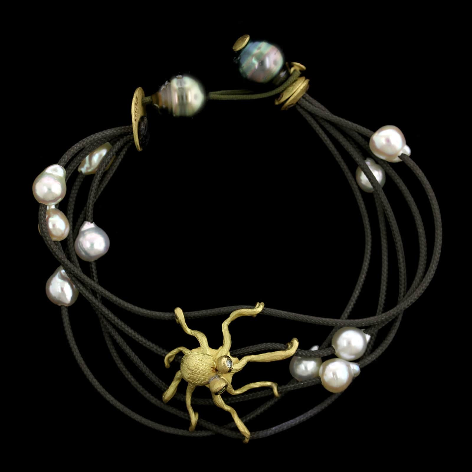 Lene Vibe 18K Yellow Gold Estate Octopus Bracelet
