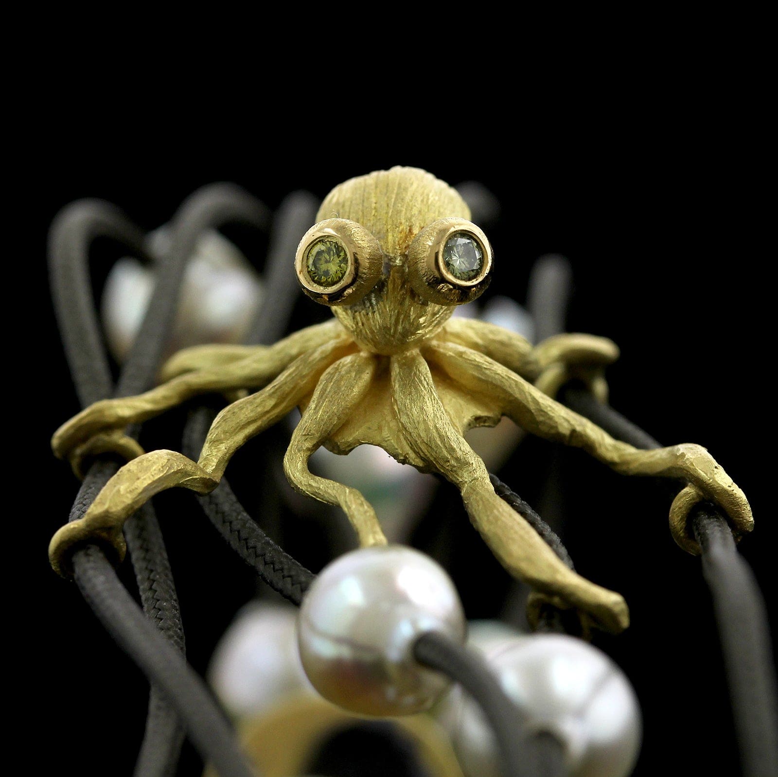 Lene Vibe 18K Yellow Gold Estate Octopus Bracelet