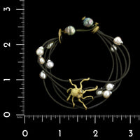 Lene Vibe 18K Yellow Gold Estate Octopus Bracelet