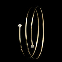 Tiffany & Co. 18K Yellow Gold Estate Elsa Peretti Diamond Hoop Bracelet