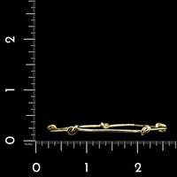 Vintage 18K Yellow Gold Estate Aldo Cipullo Love Knot Bangle
