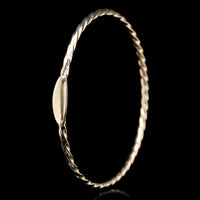 14K Yellow Gold Estate Bangle Bracelet