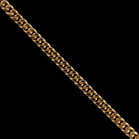 18K Rose Gold Estate Curb Link Bracelet