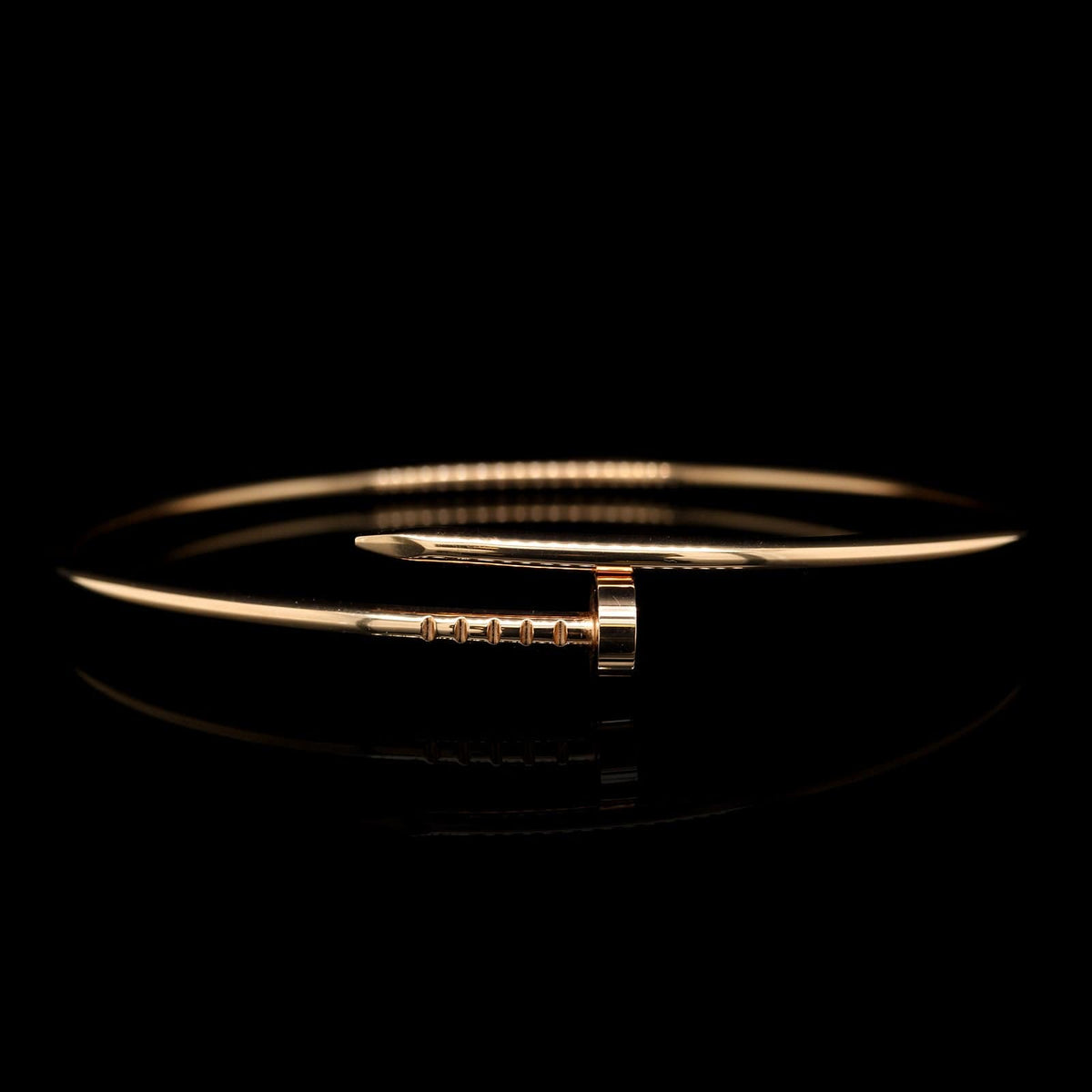 Cartier 18K Rose Gold Estate "Juste un Clou" Bracelet