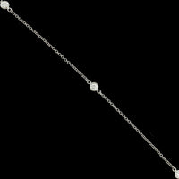 Tiffany & Co. Elsa Peretti Platinum Estate Diamond by the Yard Bracelet