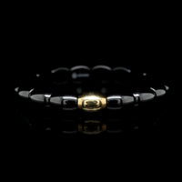 Adamas 18K Yellow Gold Estate Ceramic Stretch Bracelet