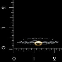 Adamas 18K Yellow Gold Estate Ceramic Stretch Bracelet