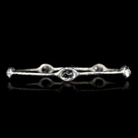 Ippolita Sterling Silver Estate Rock Candy Crystal Bangle Bracelet