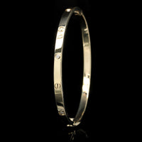 Cartier 18K Yellow Gold Estate Diamond Love Bracelet