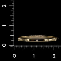 Cartier 18K Yellow Gold Estate Diamond Love Bracelet