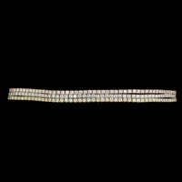 18K Tricolor Gold Estate Diamond Bracelet