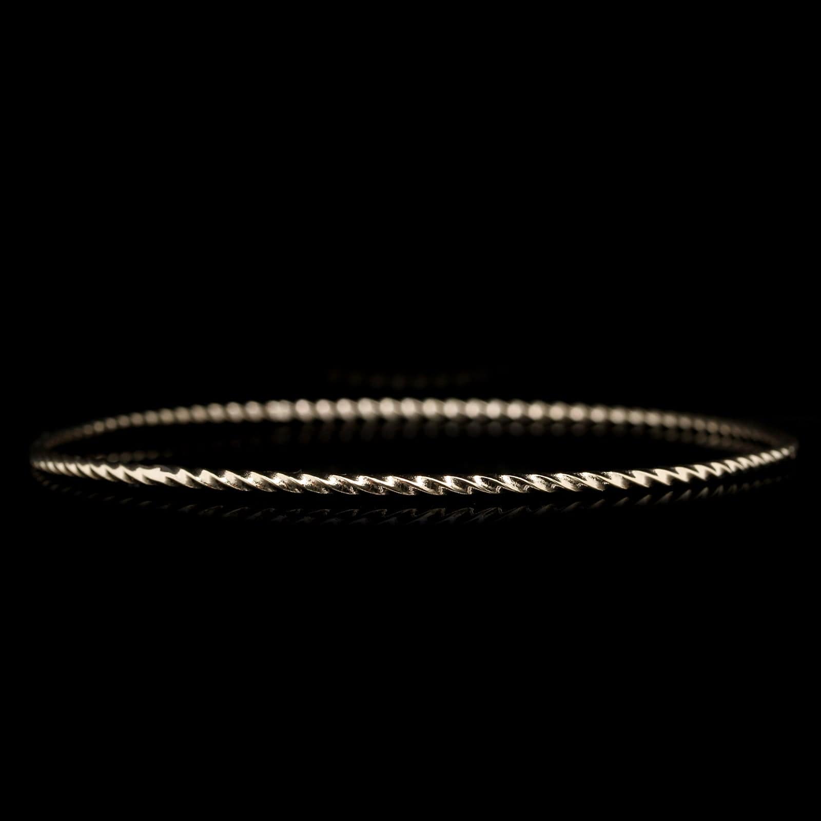 14K Yellow Gold Estate Bangle Bracelet