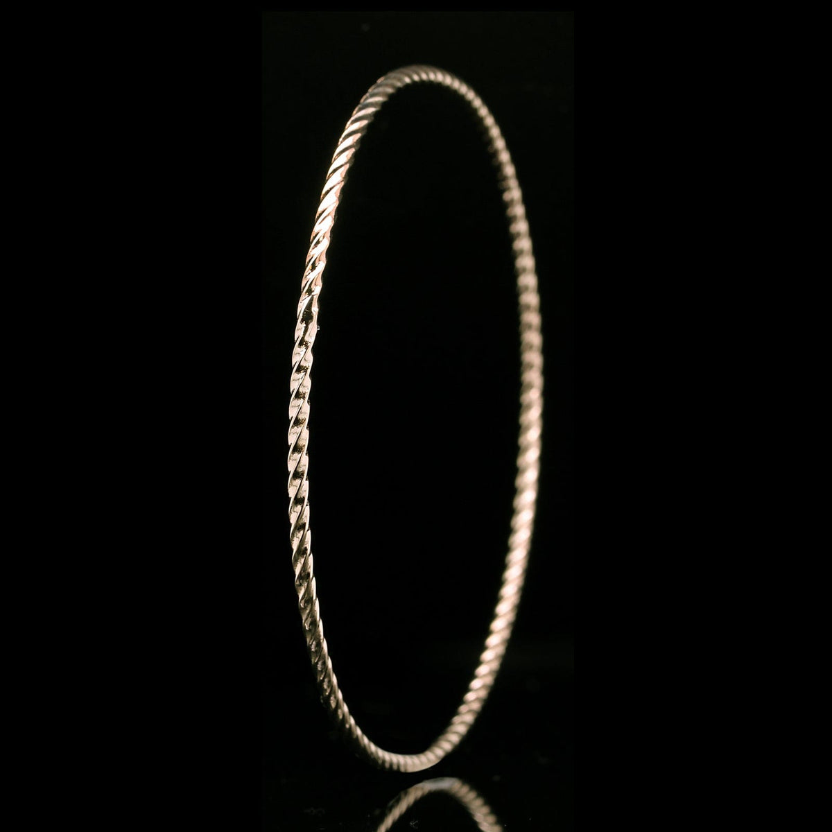 14K Yellow Gold Estate Bangle Bracelet