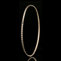 14K Yellow Gold Estate Bangle Bracelet