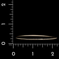 14K Yellow Gold Estate Bangle Bracelet