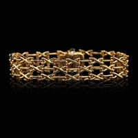 Tiffany & Co. Schlumberger 18K Yellow Gold Link Bracelet
