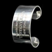 Tiffany & Co. Sterling Silver Estate Return to Tiffany Cuff Bracelet
