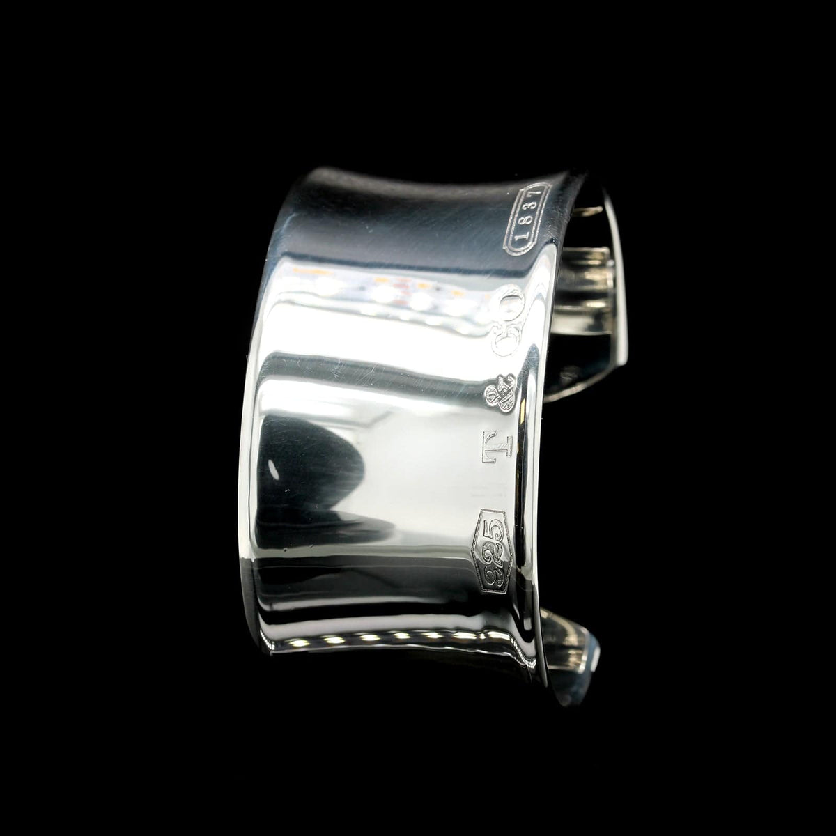 Tiffany & Co. Sterling Silver Estate 1837 Cuff Bracelet