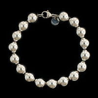 Tiffany &amp; Co. Sterling Silver Estate Hardwear 10.00MM Ball Bracelet