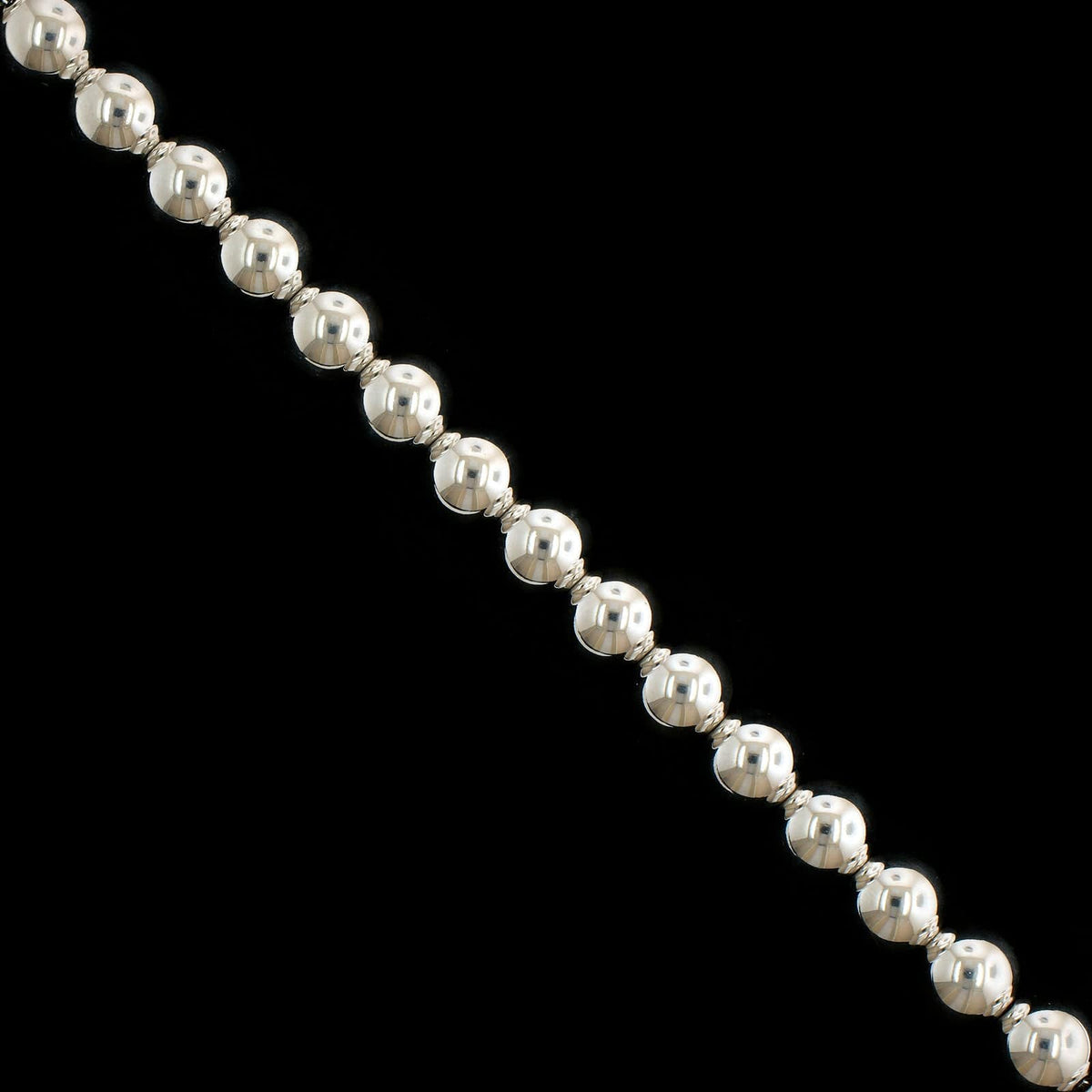 Tiffany &amp; Co. Sterling Silver Estate Hardwear 10.00MM Ball Bracelet