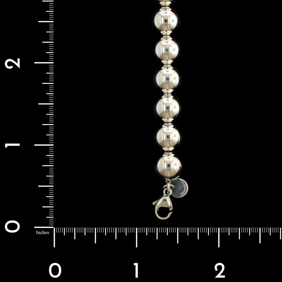 Tiffany &amp; Co. Sterling Silver Estate Hardwear 10.00MM Ball Bracelet