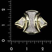 14K Two-tone Gold Estate Diamond Bracelet