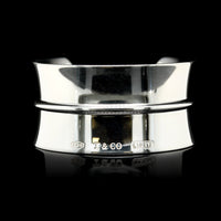 Tiffany & Co. Sterling Silver Estate 1837 Cuff Bracelet
