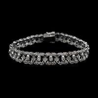 Platinum Estate Diamond Bracelet