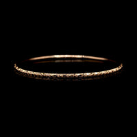 18K Yellow Gold Estate Bangle Bracelet