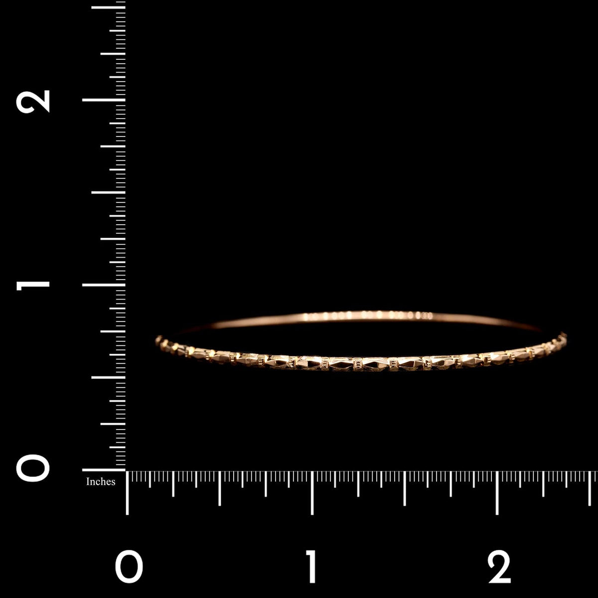 18K Yellow Gold Estate Bangle Bracelet