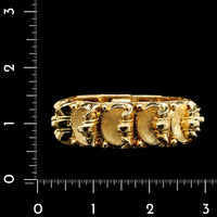 18K Yellow Gold Estate Fancy Link Bracelet