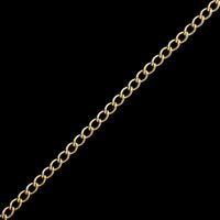 14K Yellow Gold Estate Fancy Link Chain Bracelet