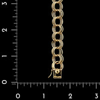 14K Yellow Gold Estate Charm Bracelet