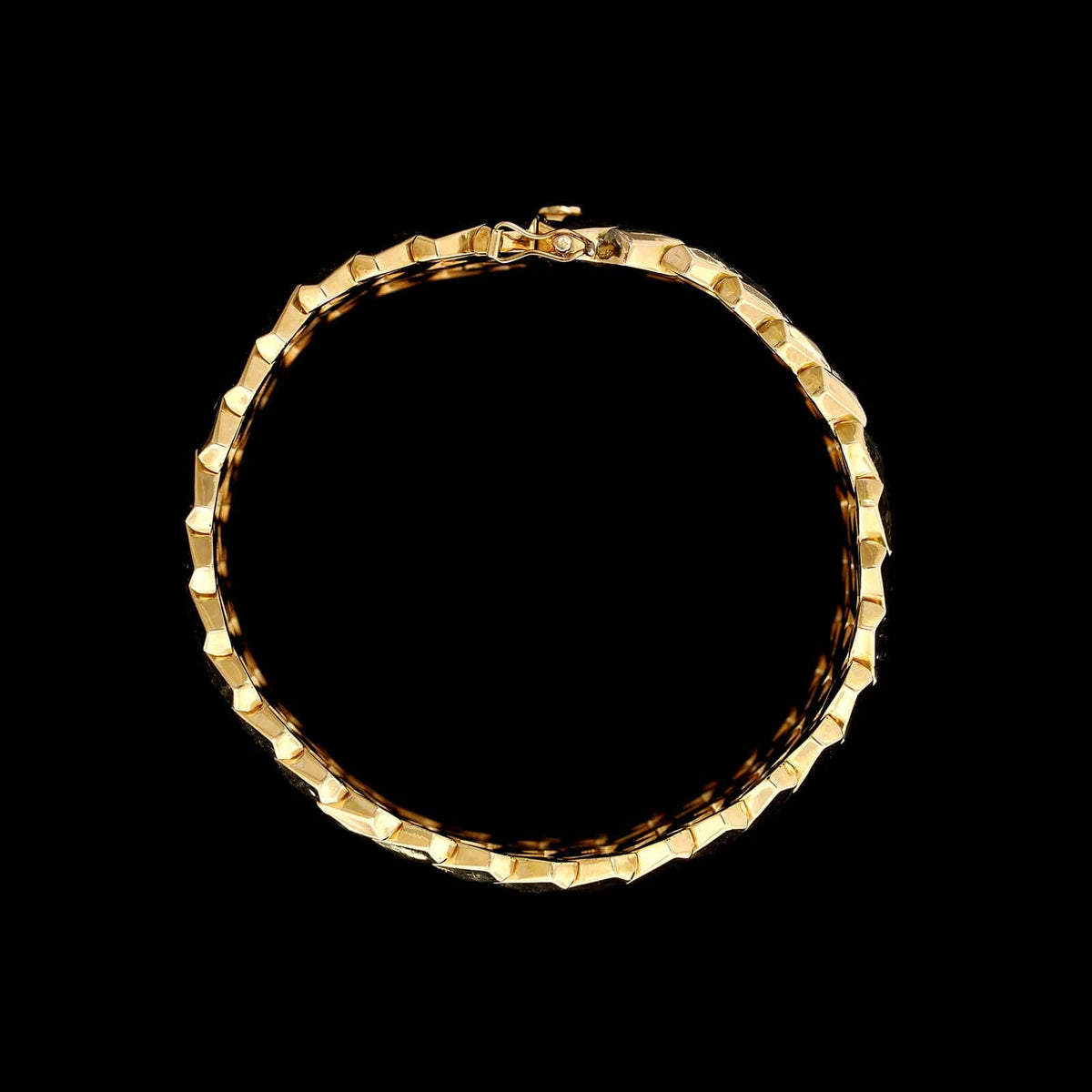 18K Yellow Gold Estate Fancy Link Bracelet