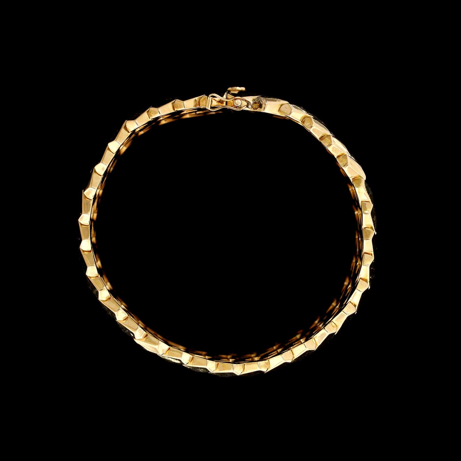 18K Yellow Gold Estate Fancy Link Bracelet
